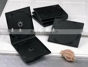 Standard 10mm Square Double Disc DVD Plastic Black PP CD VCD Case photo-2