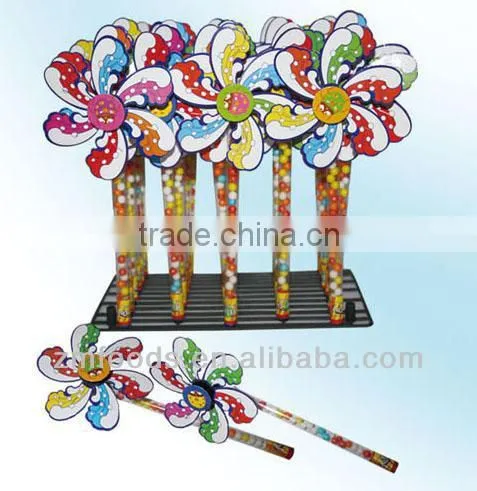 Big Windmill Toy Candy with colorful tablet candy