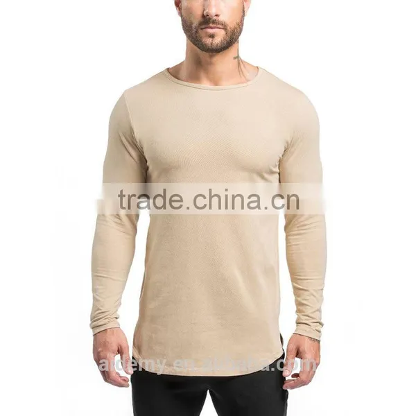 Wholesale Gym Dry Fit Men's Longsleeve Fitness Sports Seamless t Shirt photo-2