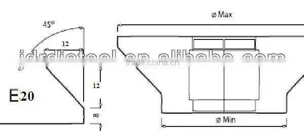 E20 (Bevel) Stone Router Bit photo-2