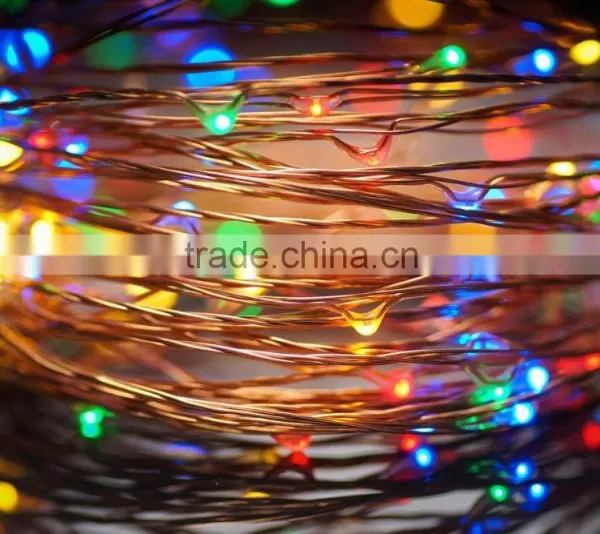 5V USB Operated 33FT 10Meters100led Christmas Holiday Wedding Party Decoration Festival LED Copper Wire String Fairy Light Lamp