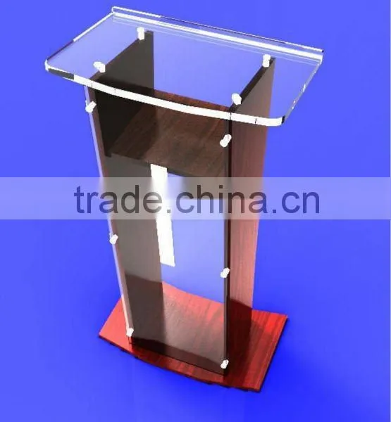 Top Grade Custom Acrylic Church Pulpit, Plexiglass Podium for Sale photo-2