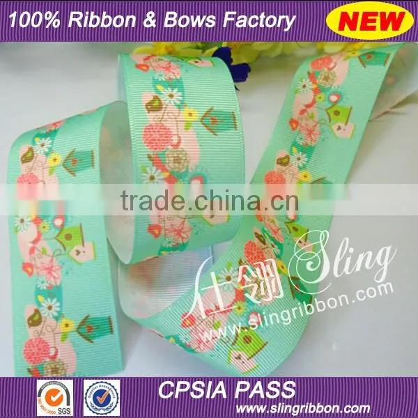2015 Wholesale Forest Birl Printed Ribbon photo-4