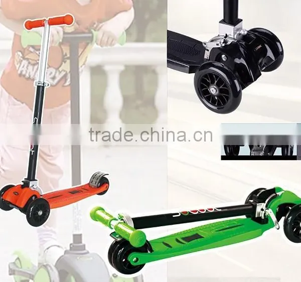 ISCOOTER Four Wheel Foldable Handbar Adjustable Height Kids China Scooter photo-4