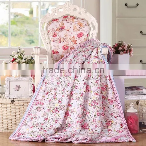 Wholesale Cheap Polyester Fiber Summer Quilt Air Conditioner Quilt for Adults
