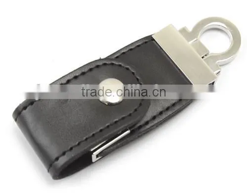 Hot Sale New Design Luxury Usb Flash Drive, Embossed Logo Leather Usb 1GB to 64GB photo-2