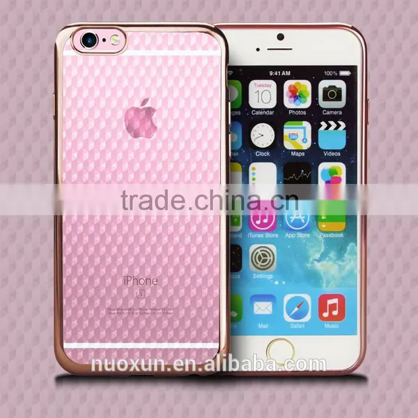 Express Hot Diamond Series Electroplating Ultra Thin Soft TPU Case for I Phone6/6s/6s Plus photo-2