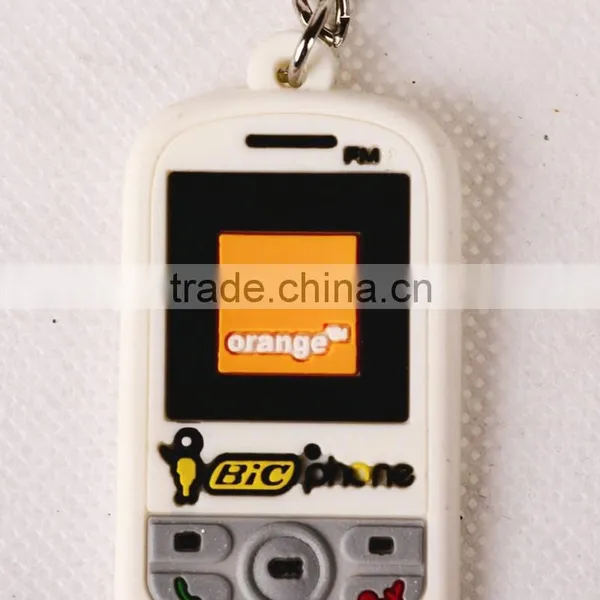 Mobile Phone Cell Phone Soft Pvc Keychain Pvc Rubber Key Chain photo-3