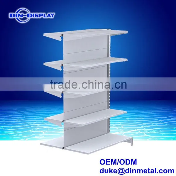 Best Price High Quality New Style Customized Cosmetic Metal Gondola Shelving photo-2