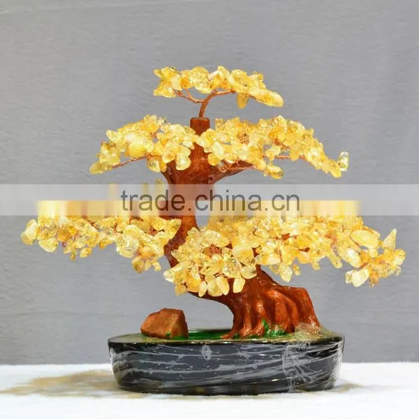 New Fashion Gemstone Tree Stone Crafts Citrine Crystal photo-5
