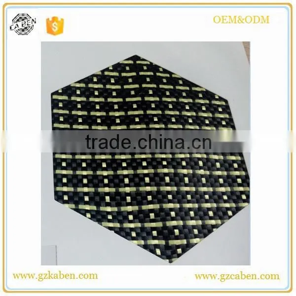 1500D Plain 160gsm Hybrid Aramid Fiber Cloth