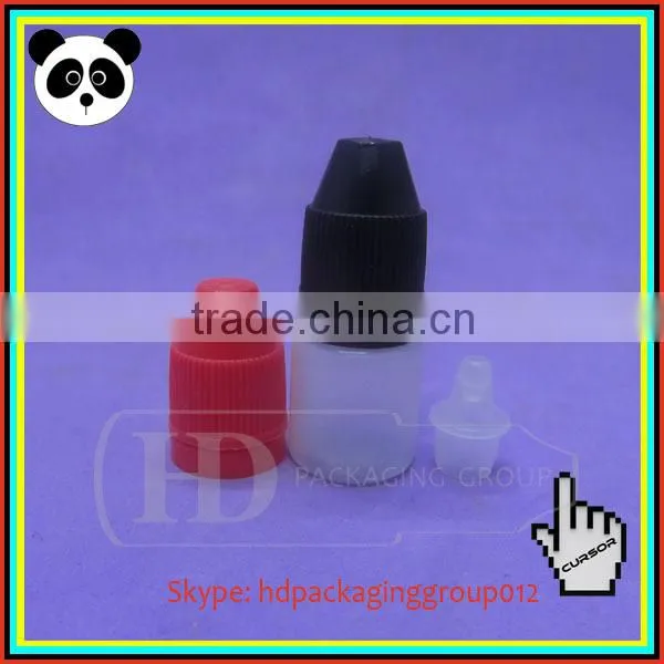 2ml Wholesale pe Plastic E-liquid Bottles 3ml Empty Sample Bottle Pharmaceutical Squeeze Drop Bottle Tamper Resistent Cap