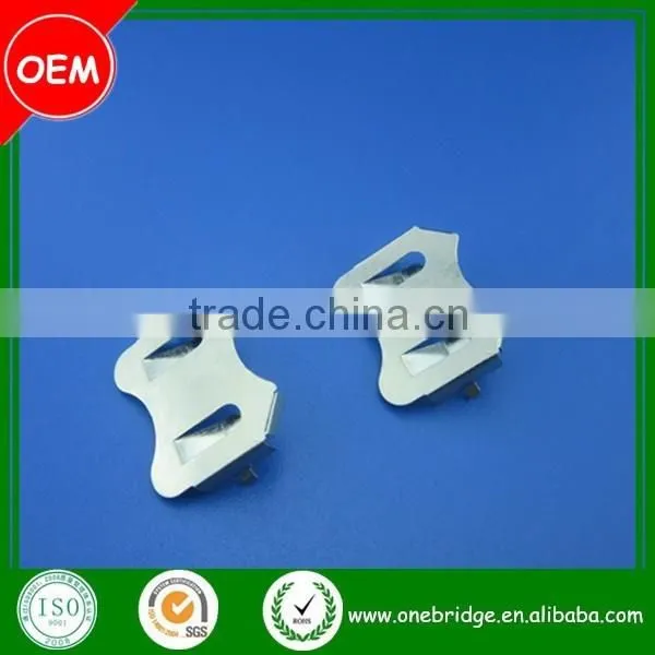 High Precision Metal Stamping Cr2032 Battery Holder photo-2