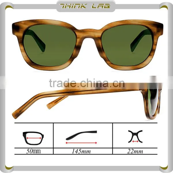 New Products 2016 Acetate Sunglasses Women Vintage Sun Glasses Polarized With Your Logo