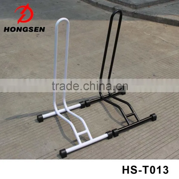 Promote Sales White Bicycle Floor Mounting Repair Rack Bike Metal Shelf Support Brackets photo-3