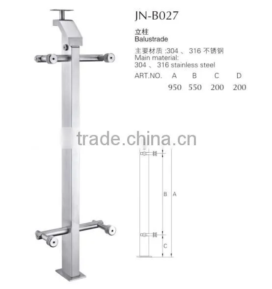 Decorative Stainless Steel Balustrade/decorative Stainless Steel Banisters/decorative Stainless Steel Banister Handrail