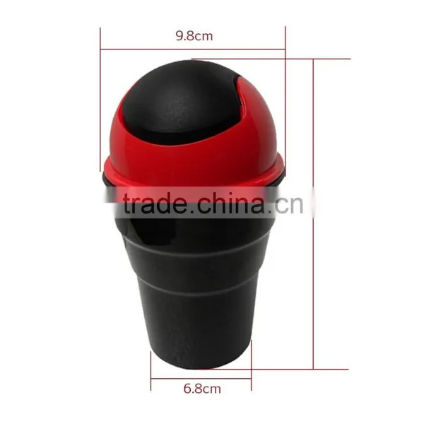 Car Garbage Can Vehicle Trash Can Garbage Dust Case Holder Bin Tidi Car Bin photo-2