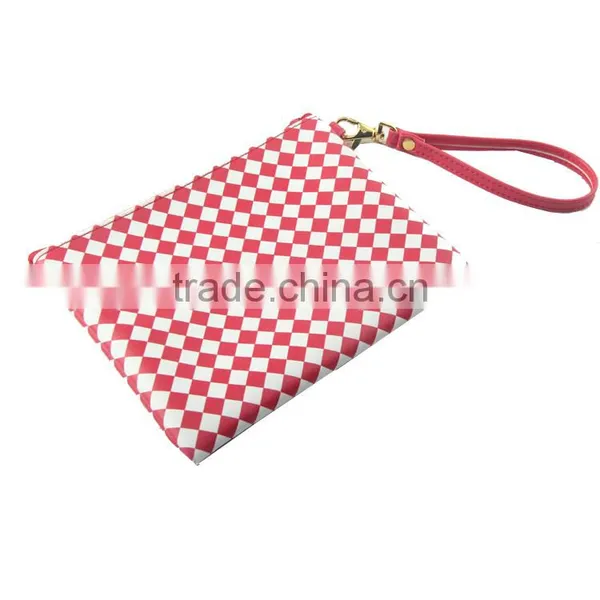 New Women Lady Cute Leather Cosmetic Coin Cellphone Makeup Pouch Bag Custom Pu Printing Wallet photo-6