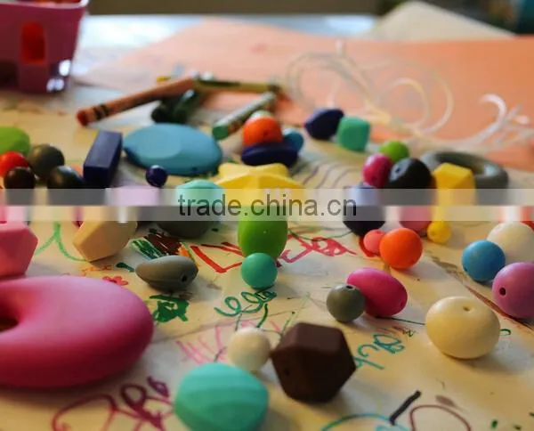 Kid's Food Grade Silicone Beads Chewing Beads/Nursing/Sensory Assorted Colors, Shapes and Sizes photo-4