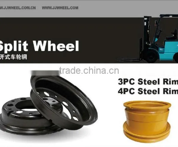 Solid Tire Forklift Rim Recommend Tire Size 7.00-12 photo-6