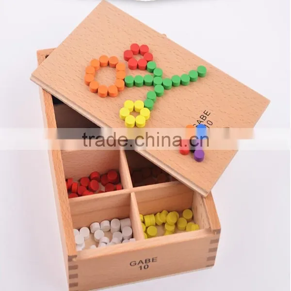 Kids Wooden Educational Toy Froebel Set With 15 Types Teaching AIDS photo-2