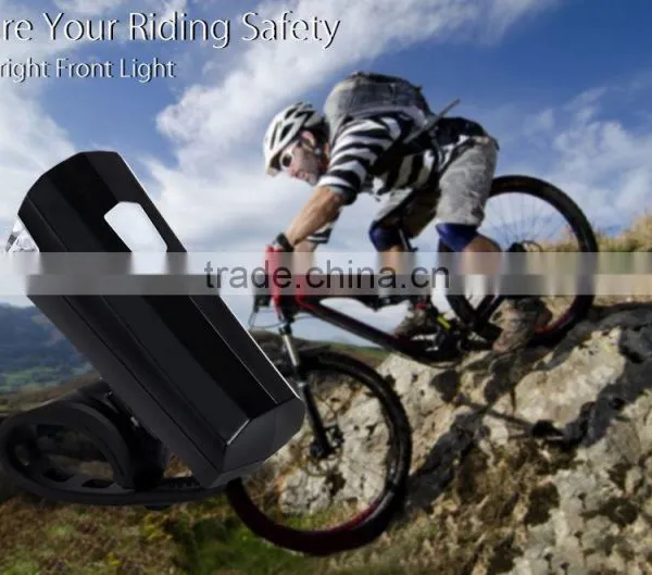 Bicycle Cycling 2 LEDs Safety USB Rechargeable Water Resistant Bright Front Head Light Bike Accessories photo-5