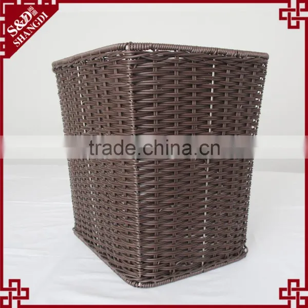 Factory Direct Sale Functional Durable Laundry Basket pe Rattan Woven photo-5