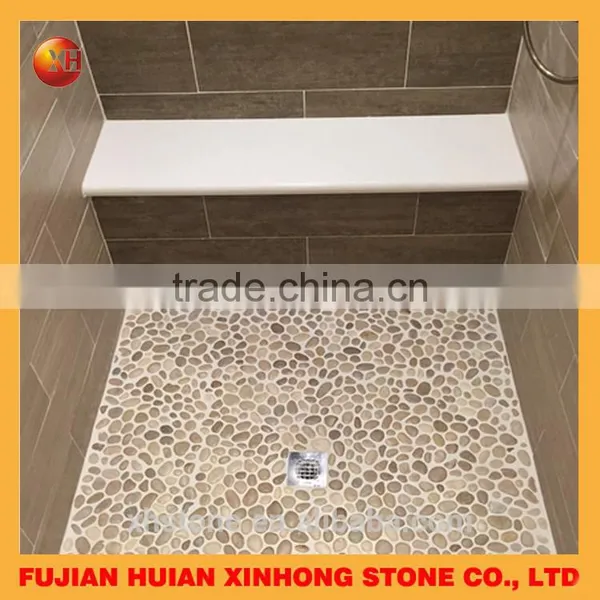 Stone Grey Pebble Tile, Stone Wall Tiles, Decorative Stone Tile photo-5