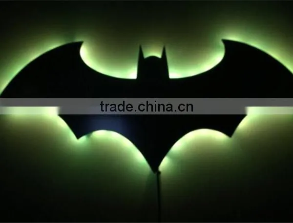 Bat Lamp Mirror Lamp Batman Mirror Lamp With Remote Control Colorful KTV Corridor Background Wall Lamp photo-6