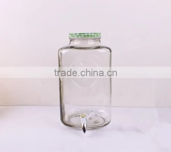 2015 Wholesale Glass Beverage Dispenser With Electroplating photo-3