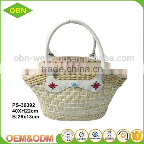 Ladies Summer Beach Designer Straw Handbag photo-2