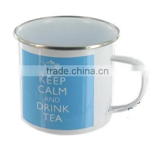 Tin Camping Mug Decal Camping Mug photo-2
