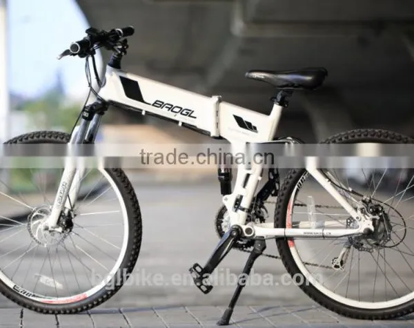 26'' Folding Electric Mountain Bicycle 36v 250w With Dual Suspension photo-4