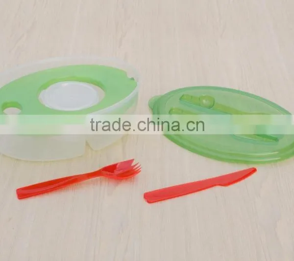 BPA Free Plastic Food Containers With Cooling Fork And Spoon photo-4