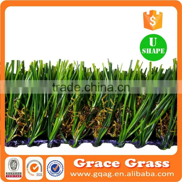 40 mm Height U Shape Landscaping Synthetic Grass for Park,backyard,balcony photo-2