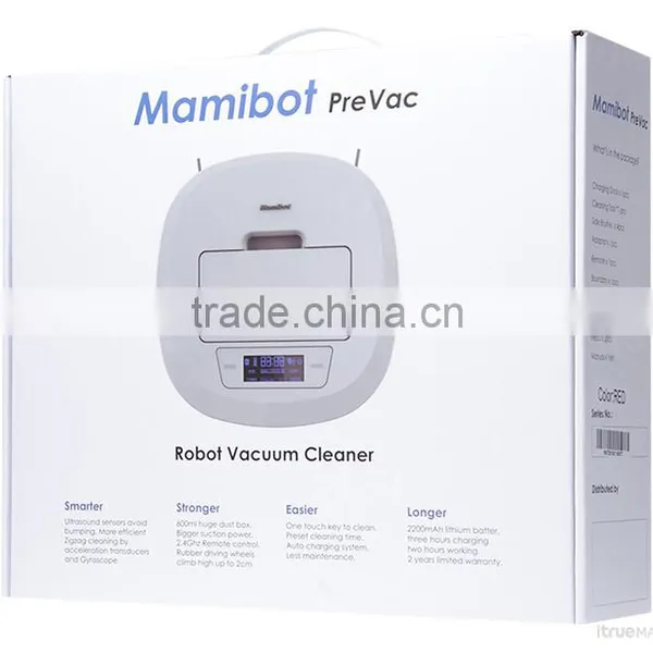 2016 High-end Multifunction Robot Vacuum Cleaner PreVac Ultrasonic Sensor Gyroscope photo-6