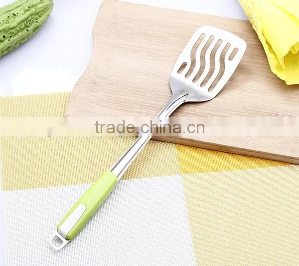 Long Handle Kitchen Cooking Slotted Turner BYX03 photo-2