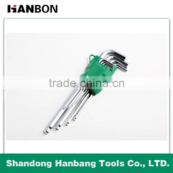 9Pcs Long Arm Ball Point Hex Key Set(Metric) photo-5
