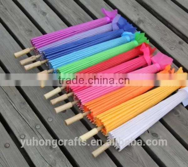 Handmade Silk Parasol Bamboo for Promotion photo-2