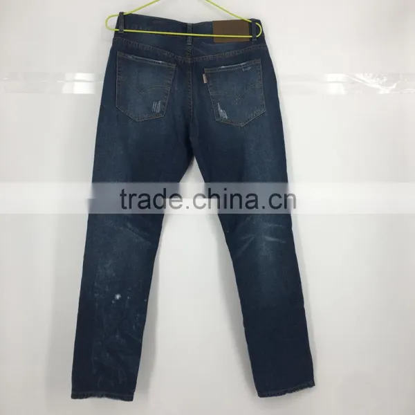 Men New Fashion Stock Ripped Straight Fancy Jeans photo-5