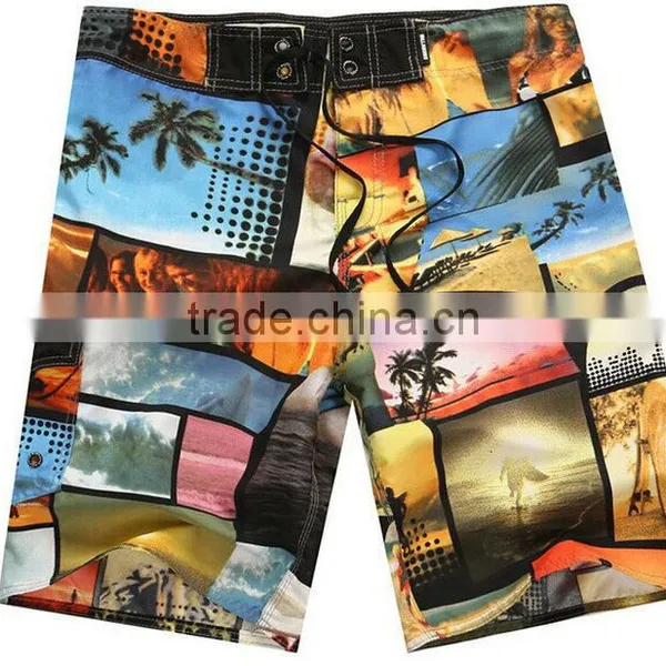 Mens Casual Seaside Beach Sarong Shorts photo-3