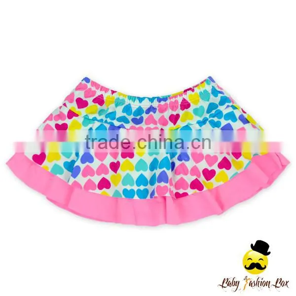 Young Girl Fitness Colorful Ruffle Separable Swimwear Halter Wrap Chest Rainbow Top Beach Clothes photo-3