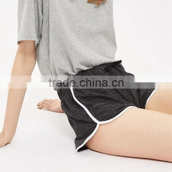 Wholesale Women Comfortable Casual Sleep Shorts With Tie Waist photo-2