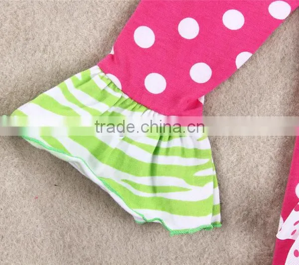 Wholesale New Arrival Christmas Baby Girls Ruffle Boutique Outfit photo-4