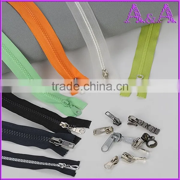 All Kinds of Manufactur Brass, Aluminum, Plastic, Derlin, Nylon, Invisible Zipper, Slider, Zipper Long Chain photo-6