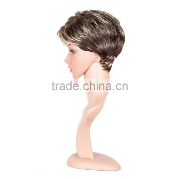 Large Stocks! High Quality Synthetic Cosplay Wig, Short Dark Brown Cosplay Hair Wig,cute Cosplay Wig photo-5