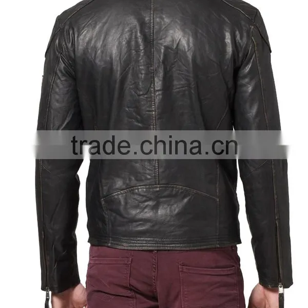 UK FLAG LEATHER JACKET photo-3