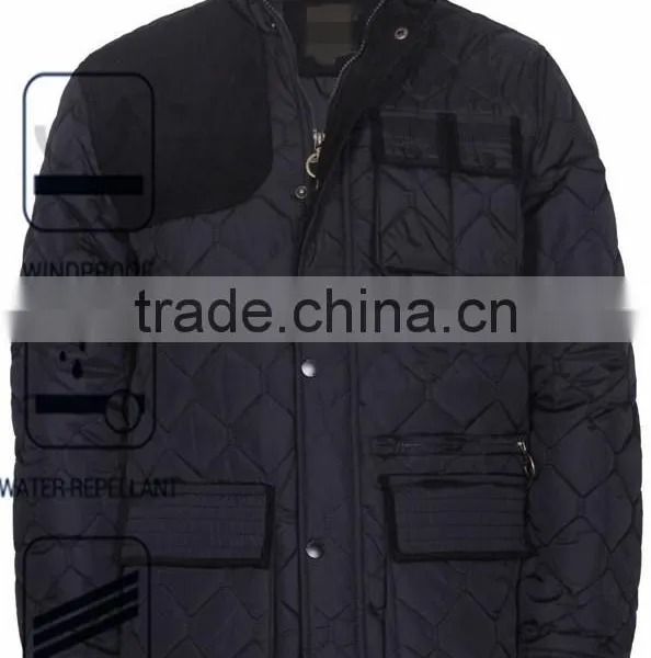 2016 Water Repellent Diamond Quilted Jacket for Men photo-5