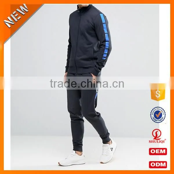 Wholesale Personalized Design 95cotton 5spendex Tracksuits for Men/comfortable 260gsm Sports Tracksuits With High Quality H-2149