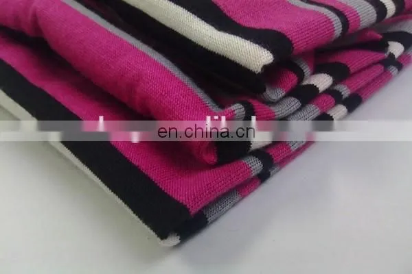Winfar Textile Single Jersey Ring Spun Yarn Dyed Stripe 30S Viscose Jersey Fabric photo-6